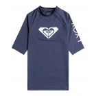 Roxy - UV Rashguard voor meisjes - Whole Hearted - Korte mouw - Mood Indigo