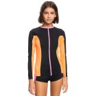 Roxy - UV Lycra Rashvest voor dames - Roxy Active - Lange mouw - UPF50 - Anthracite