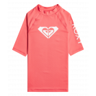 Roxy - UV Rashguard voor meisjes - Whole Hearted - Korte mouw - UPF50 - Sun Kissed Coral