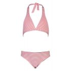 Snapper Rock - Halter Bikini voor meisjes - Classic Stripe - Rood/Wit