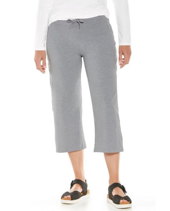 Coolibar - UV-strandcapri voor dames - Windley - Heather - Grijs 
