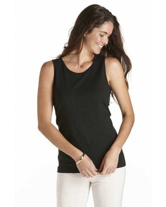 Coolibar - UV-singlet dames - Zwart