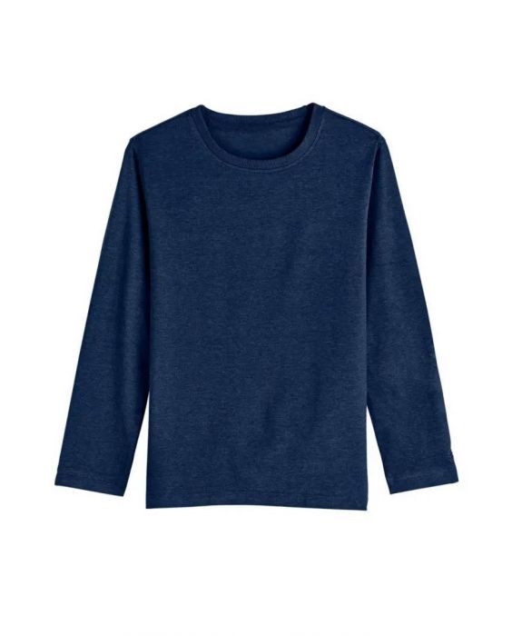 Coolibar - UV-shirt voor kinderen - Lange mouw - Coco Plum Everyday - Effen - Navy