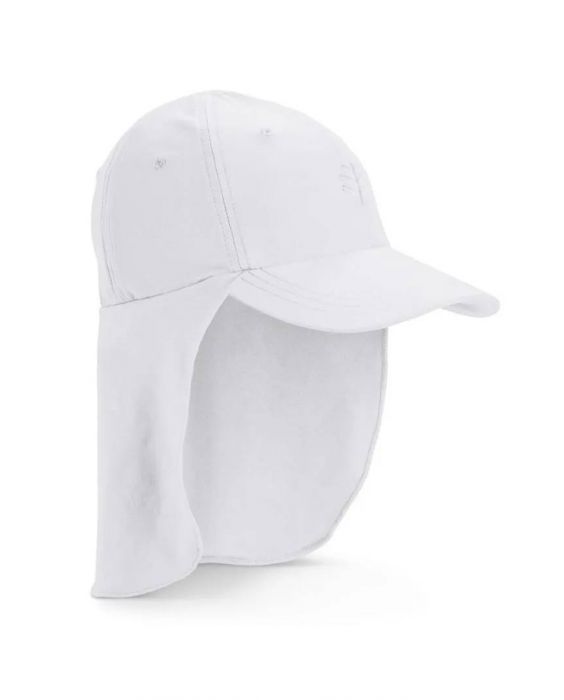 Coolibar - UV-sportpet voor kinderen - Surfs Up - Wit