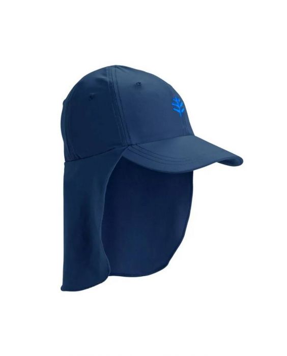 Coolibar - UV-sportpet voor kinderen - Surfs Up - Navy