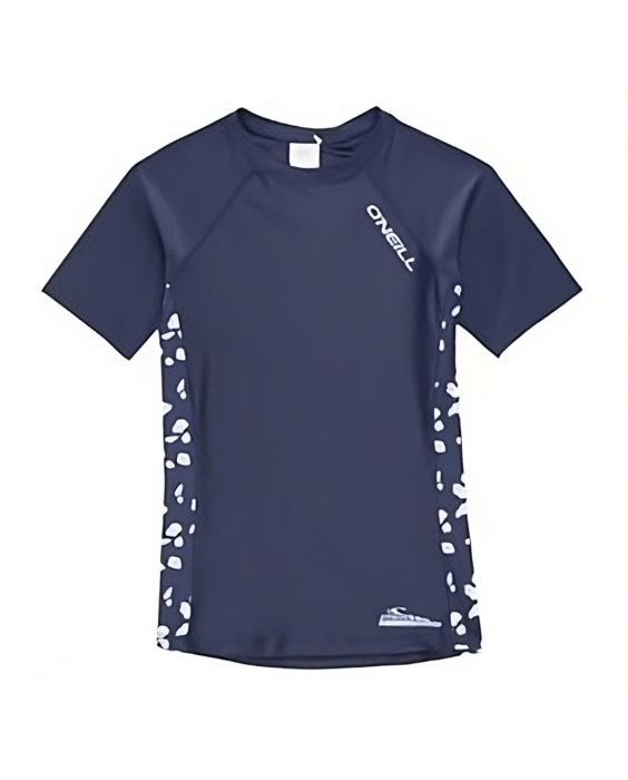 O'Neill - UV-shirt met korte mouwen voor meisjes - Print - Donkerblauw