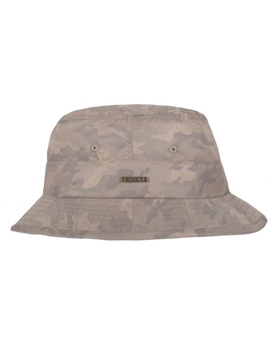 Hatland - UV Boonie hoed voor heren - Venturia - Camouflage Khaki