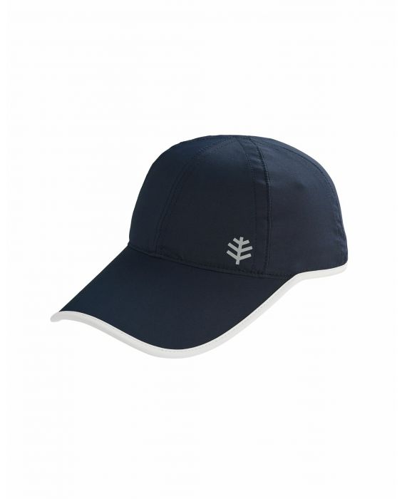 Coolibar - UV Sportcap voor kinderen - Lenny - Navy/Wit