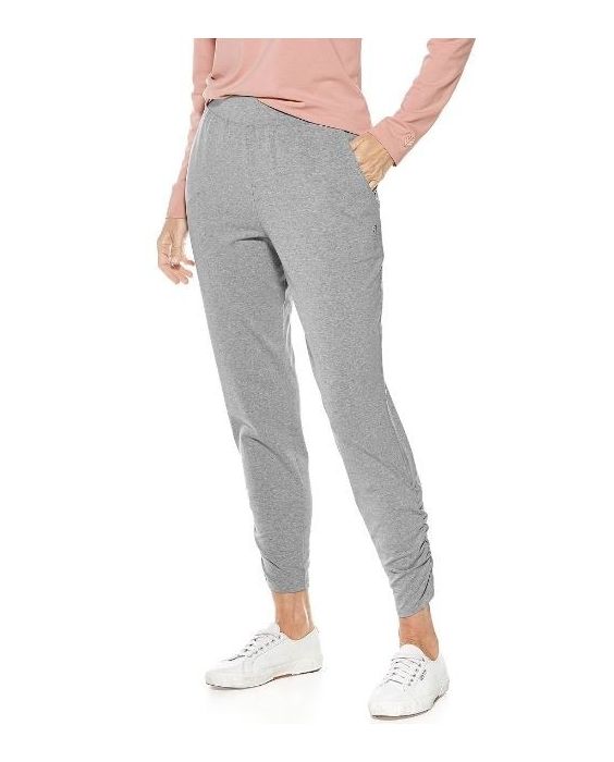 Coolibar - Casual UV-broek voor dames - Café Ruche - Grijs