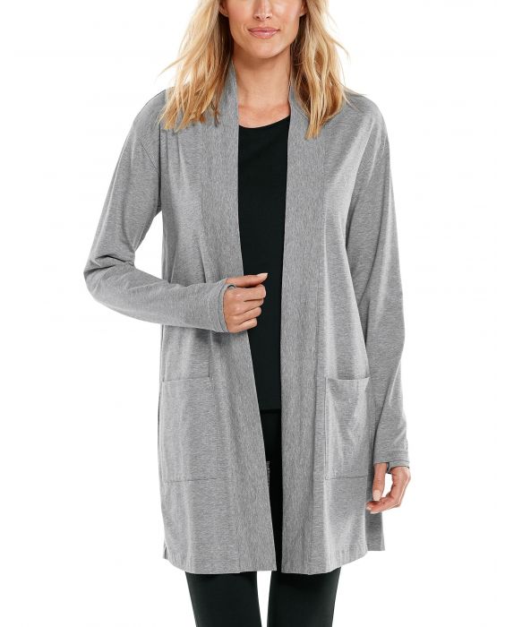 Coolibar - UV-werend Vest voor dames - Corbella - Grijs
