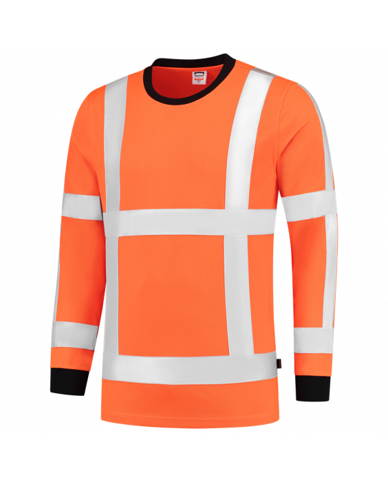 Tricorp - Shirt RWS Longsleeve Voor Volwassenen - Birdseye - Oranje