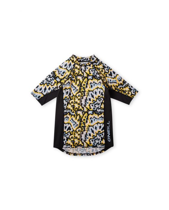 O'Neill - UV Zwemshirt voor meisjes - Shortsleeve Skin - All Over Print - Oranje
