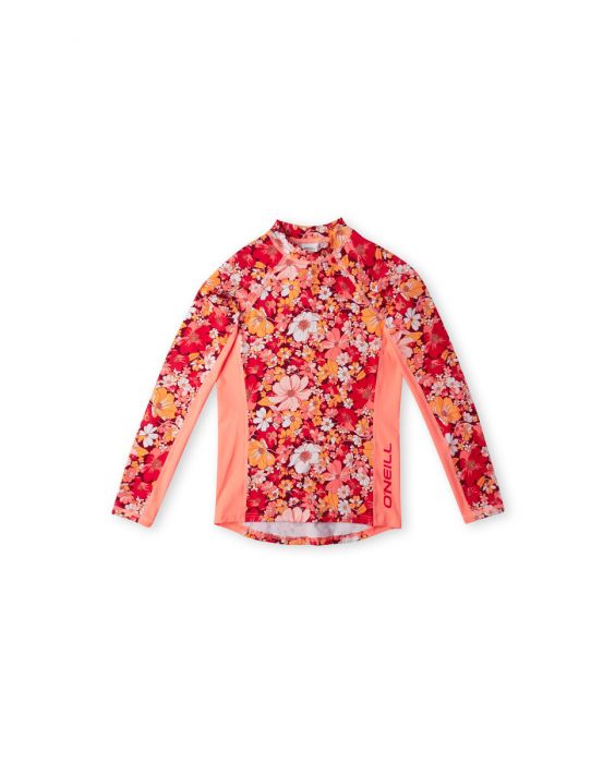 O'Neill - UV Zwemshirt voor meisjes - O'Neill Skins Longsleeve - Rood