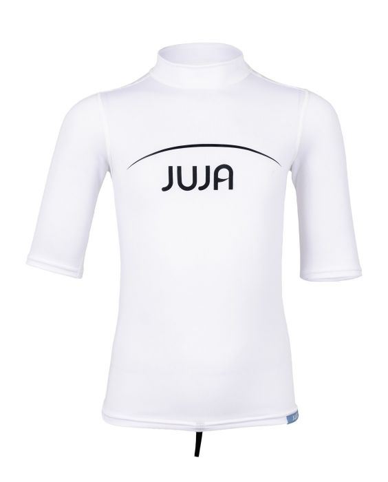JuJa - UV-zwemshirt korte mouwen kinderen - wit - Voorzijde
