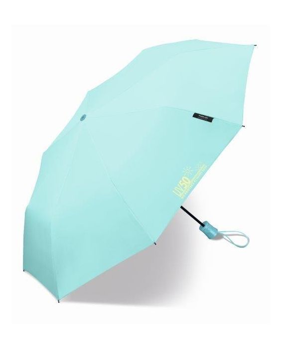 Happy Rain - Mini paraplu met UV bescherming - Automatisch - Blauw