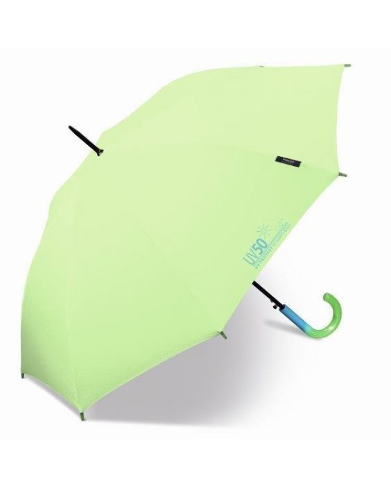 Happy Rain - Lange paraplu met UV bescherming - Automatisch - Groen