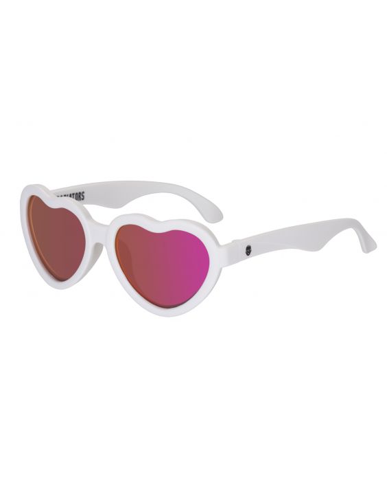 Babiators - gepolariseerde UV-Zonnebril voor kinderen - The Sweetheart - Wit