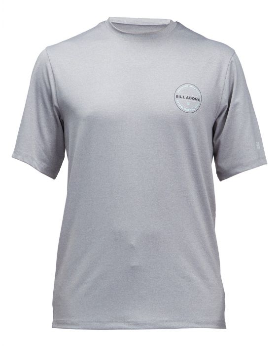 Billabong - UV-rashguard voor heren - Korte mouw - Rotor - Grijs
