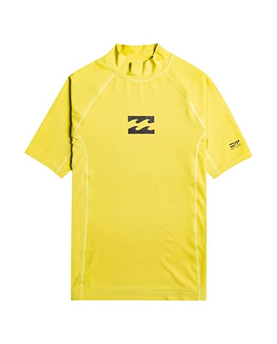 Billabong - UV-Rashguard voor jongens met korte mouwen - Waves All Day - UPF50+ - Groen