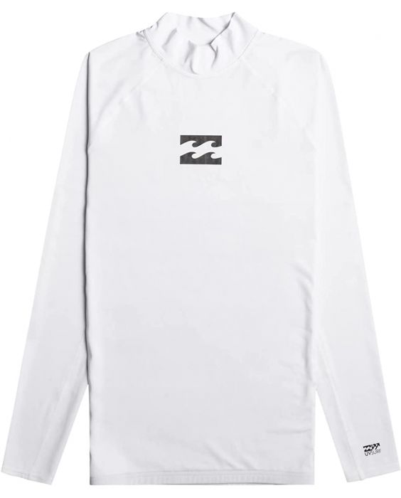 Billabong - UV-Rashguard voor mannen met lange mouwen - Waves All Day - UPF50+ - Wit