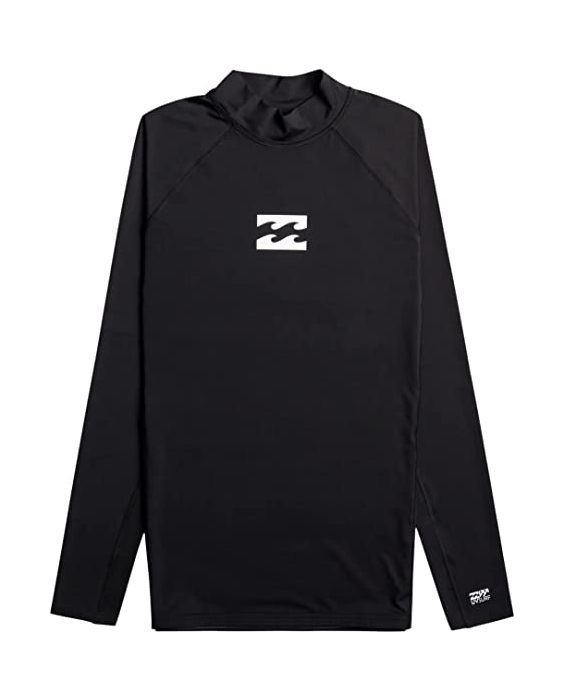 Billabong - UV-Rashguard voor mannen met korte mouwen - Waves All Day - UPF50+ - Zwart
