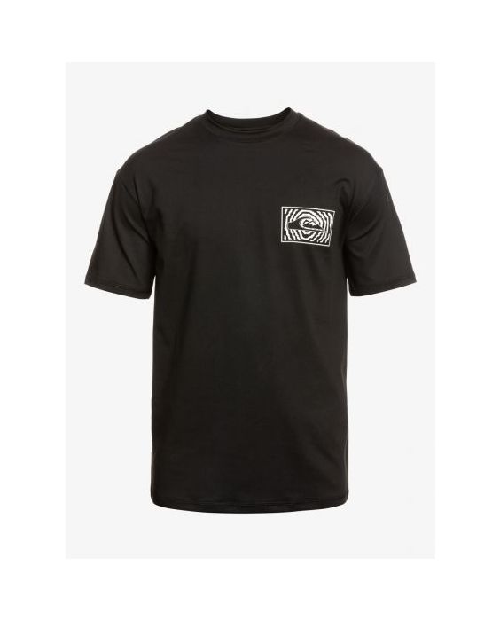 Quiksilver - UV Surf T-shirt voor mannen - Mix Session Korte mouw - UPF50 - Zwart