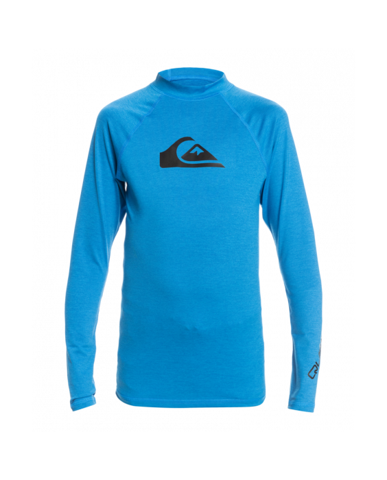 Quiksilver - UV Surf T-shirt voor jongens - All Time Lange mouw - UPF50 - Snorkel Blue - Blauw