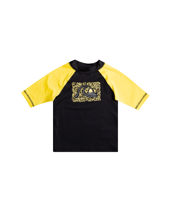 Quiksilver - UV-Zwemshirt met korte mouwen voor jongens- Next gen - Zwart