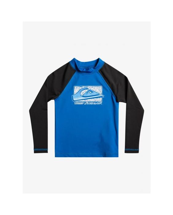 Quiksilver - UV Rashguard voor jongens - Next Gen Lange mouw - UPF50 - Snorkel Blue - Blauw