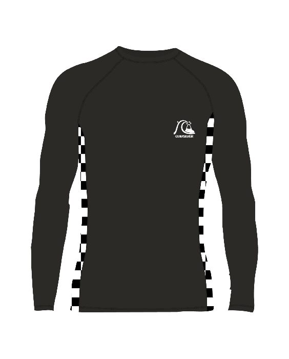 Quiksilver - UV-Zwemshirt met lange mouwen voor mannen - Arch - Zwart