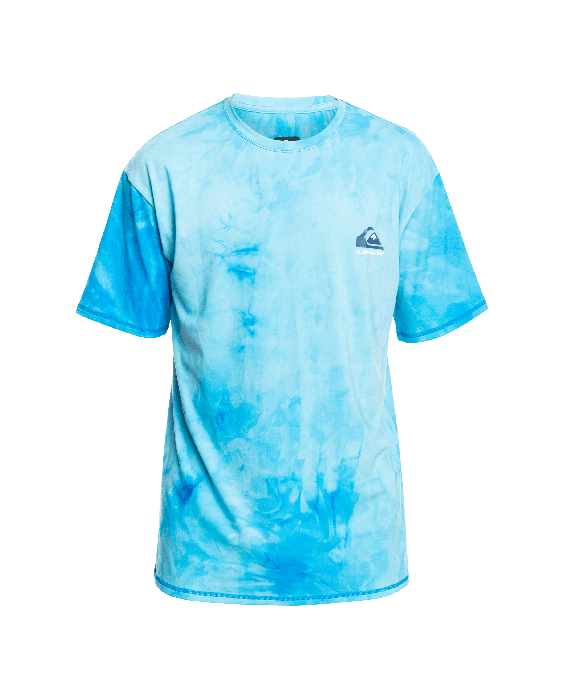 Quiksilver - UV-Zwemshirt met korte mouwen voor mannen - Tie dye - Hemelblauw