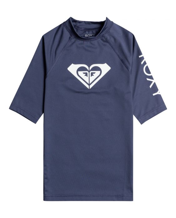 Roxy - UV Rashguard voor meisjes - Whole Hearted - Korte mouw - Mood Indigo