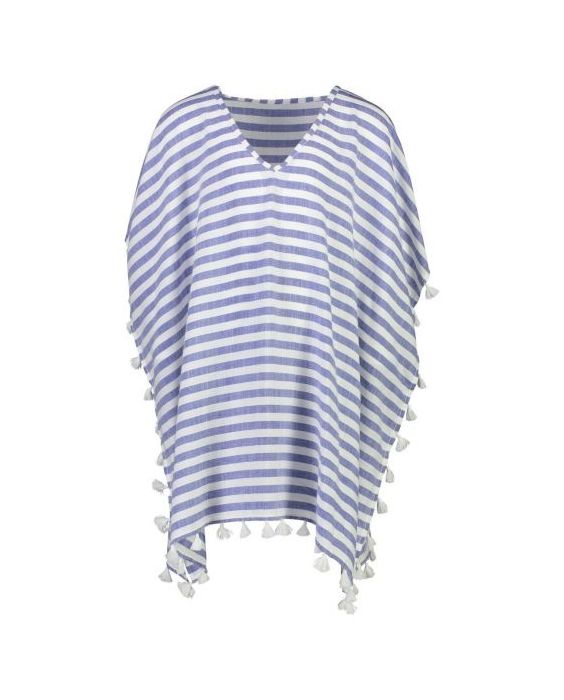 Snapper Rock - Kaftan voor meisjes - Gestreept - Navy/Wit