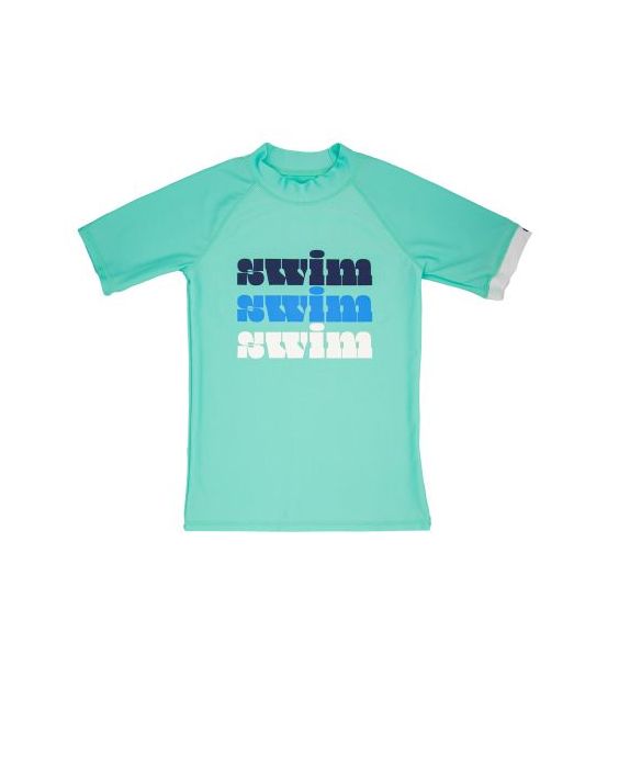 JUJA - UV-Zwemshirt met korte mouwen voor kinderen - UPF50+ - Swim - Lichtgroen