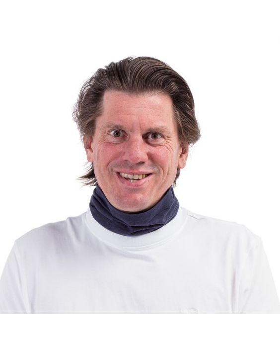 JUJA - UV-nekkraag voor volwassenen - Saturn - UPF50+ - Donkerblauw