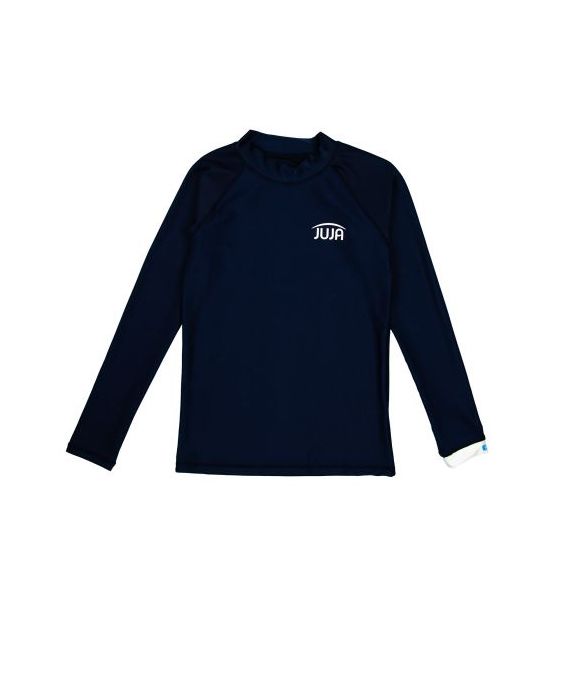 JUJA - UV-Zwemshirt met lange mouwen voor kinderen - UPF50+ - Solid - Donkerblauw