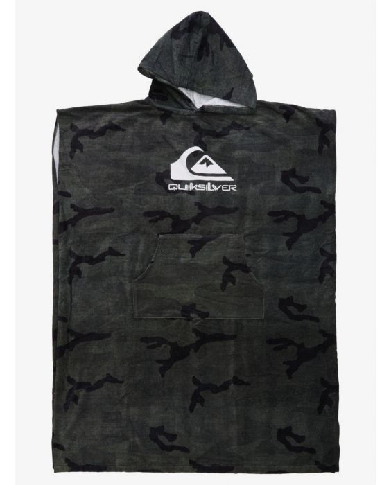 Quiksilver - Badcape met capuchon voor jongens - Camo