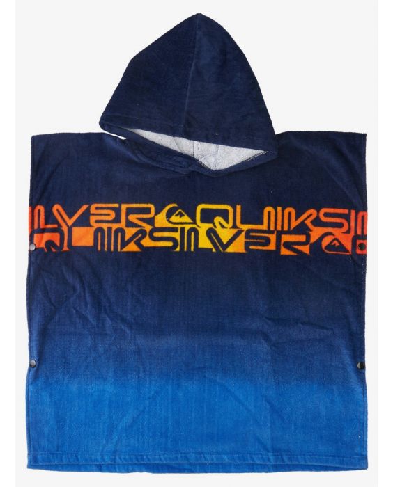 Quiksilver - Badcape met capuchon voor jongens - Blauw