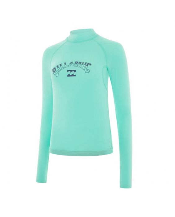 Billabong - UV-rashguard voor jongens - Lange mouw - Arch - Licht Aqua