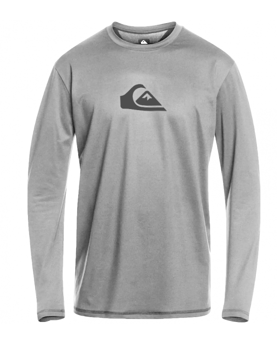 Quiksilver - UV Surf T-shirt voor jongens - Solid Streak Lange mouw - UPF50 - Gray Violet - Grijs