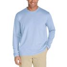 Coolibar - UV-shirt voor heren - Lange mouw - Morada Everyday - Effen - Vintage Blauw 
