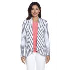 Coolibar - UV Sun Wrap Vest voor dames - Marietas - Navy/Wit