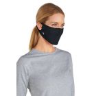 Coolibar - UV-masker voor volwassenen - Blackburn - Zwart
