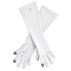 Coolibar - UV-werende handschoenen met mouw voor volwassenen - Bona - Wit