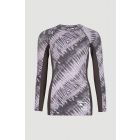O'Neill - UV-Zwemshirt met lange mouwen voor vrouwen - Women of the wave - UPF50+ - Grey Tie Dye