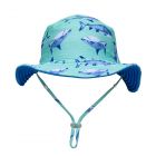 Snapper Rock - UV Omkeerbare bucket hat voor kinderen - Minty Shark