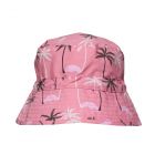 Snapper Rock - UV Bucket hoed voor kinderen - Palm Paradise - Roze