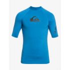 Quiksilver - UV Surf T-shirt voor mannen - All Time Korte mouw - UPF50 - Snorkel Blue - Blauw