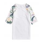 Roxy - UV Zwemshirt voor tienermeisjes - Lovely Senorita - Helder Wit/Bloemen