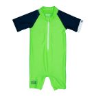 JUJA - UV-Zwempakje met korte mouwen voor baby's - High Visual - UPF50+ - Cool Coconut Club - Neon lime